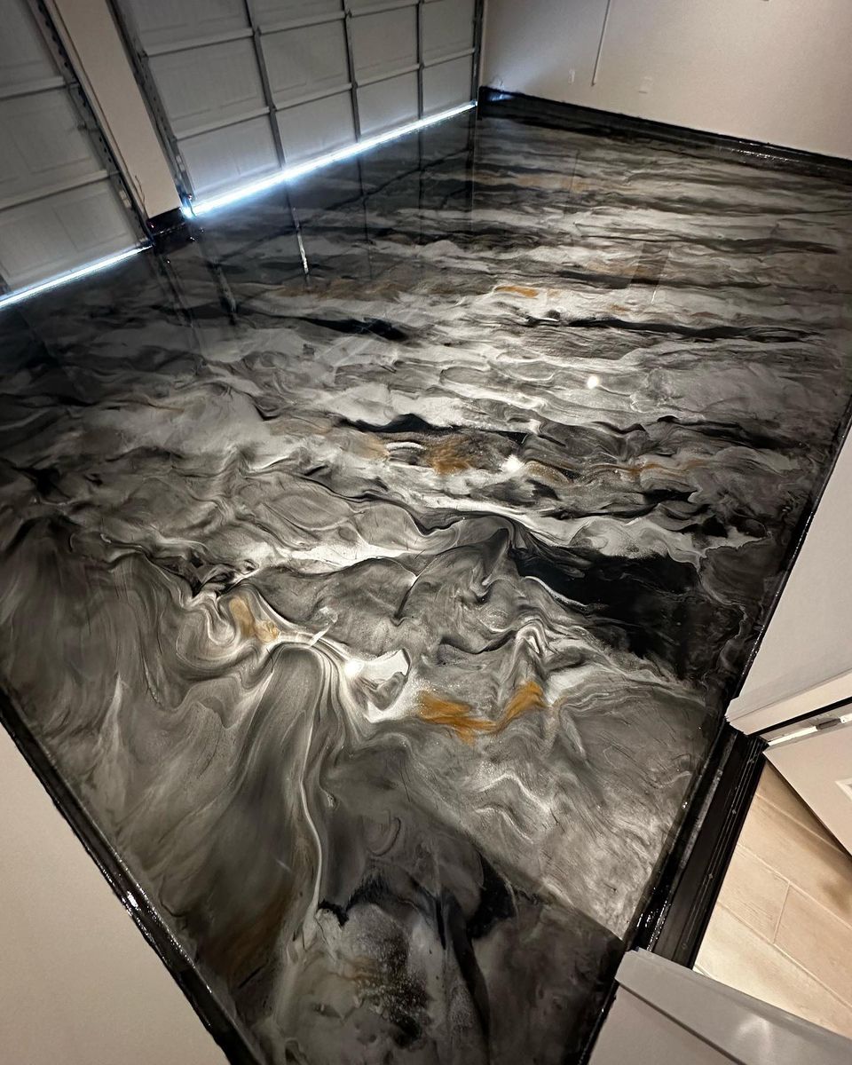 Metallic Epoxy for Top Coat Texas in Houston, TX