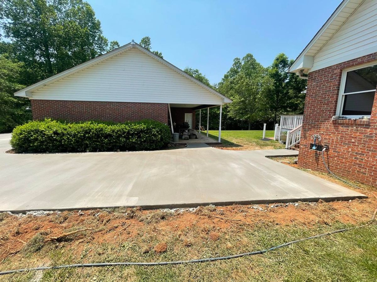 Garages for JIF Concrete Services in Greenville, SC