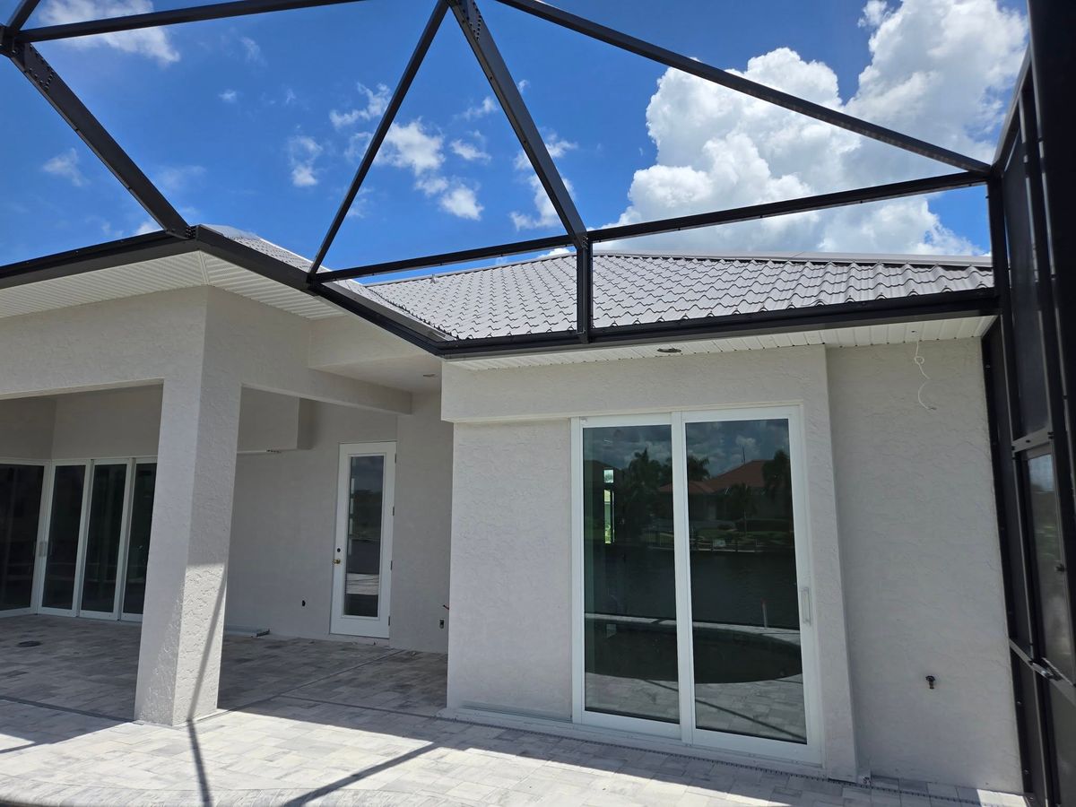 Front Entry Construction for Advanced Screen Services LLC in Punta Gorda, FL