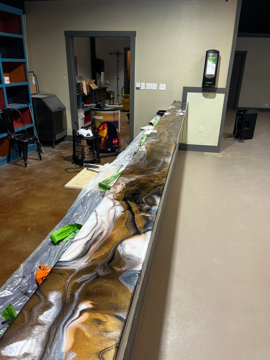 Metallic Epoxy for Twisted X Coatings in Austin, 	Texas