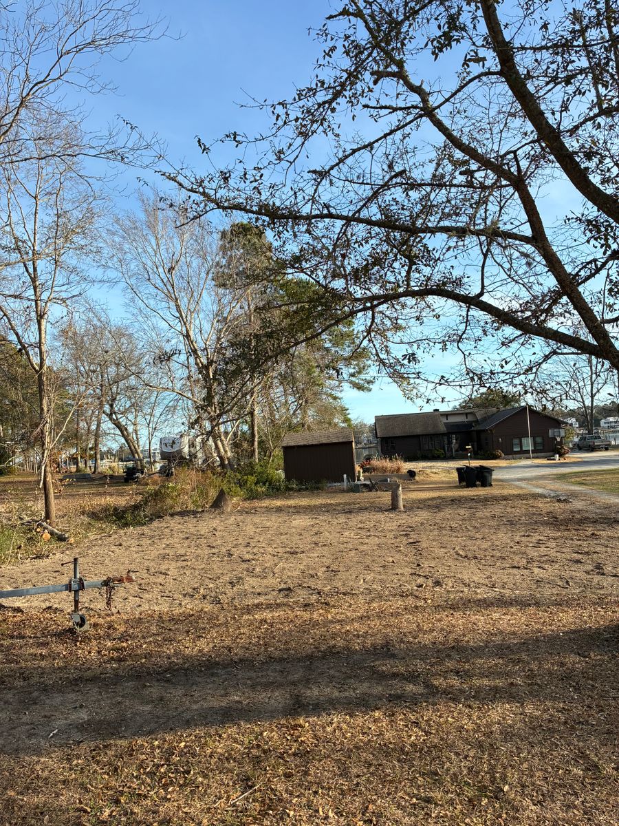 Land Clearing/Grading for Top Notch Landscape in Sneads Ferry, NC