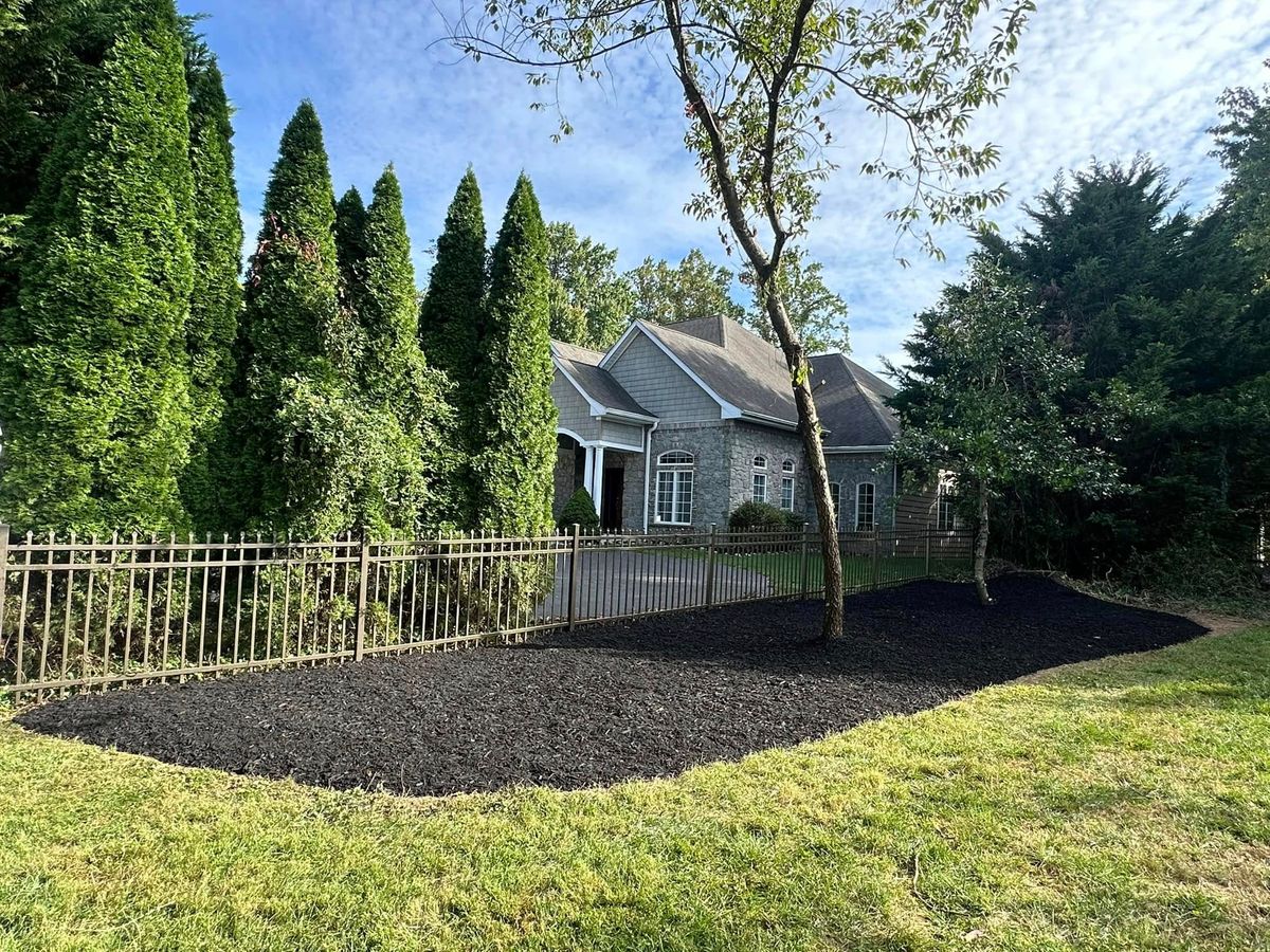 Mulch Installation for Luna Landscaping and Construction in Parkville, MD