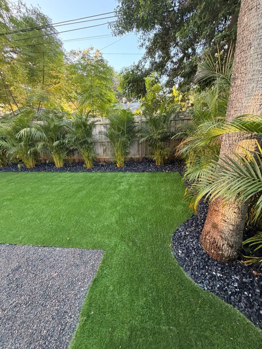 Landscape Design for Team Tolson Landscape in Tampa Bay, FL