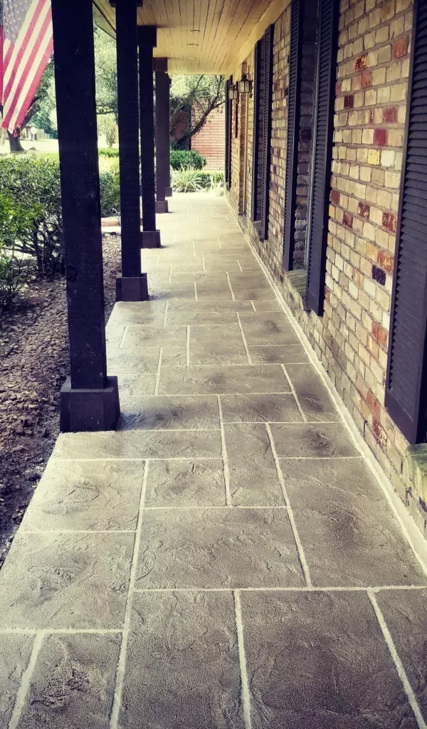Concrete Resurfacing for Texas Curb N Borders in Houston, TX