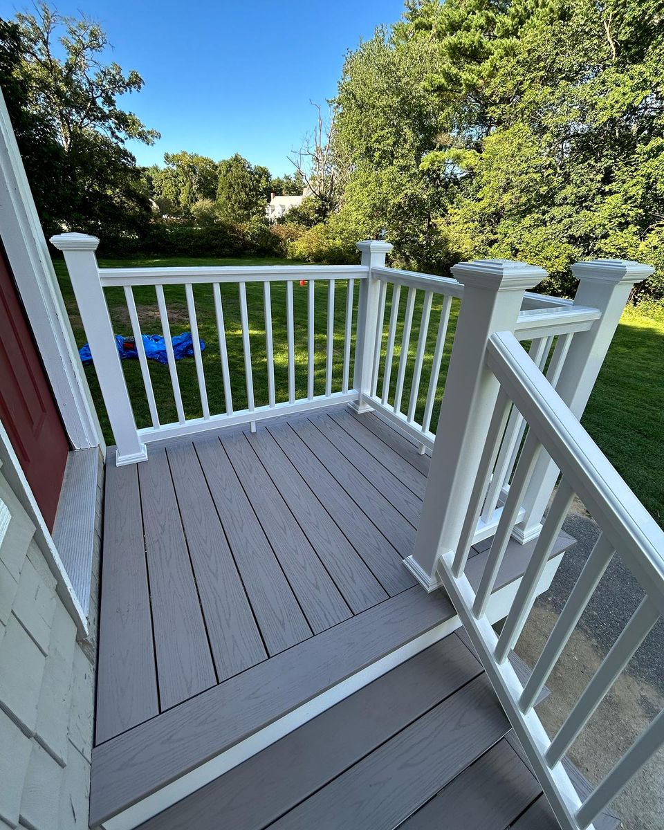 Deck & Patio Installation for CSV Construction in Kingston, MA