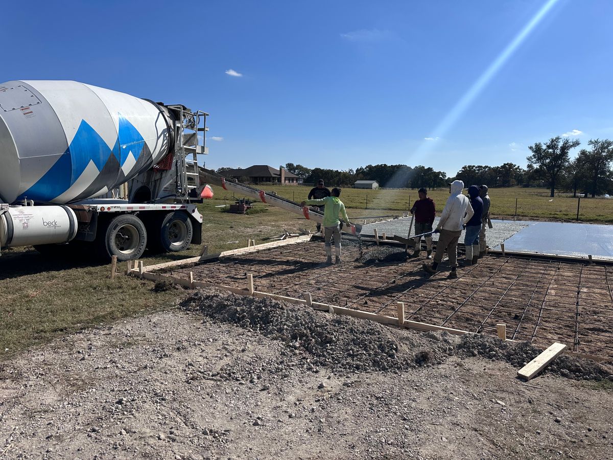 Concrete Slab Construction for Concrete Jungle in Dallas, TX