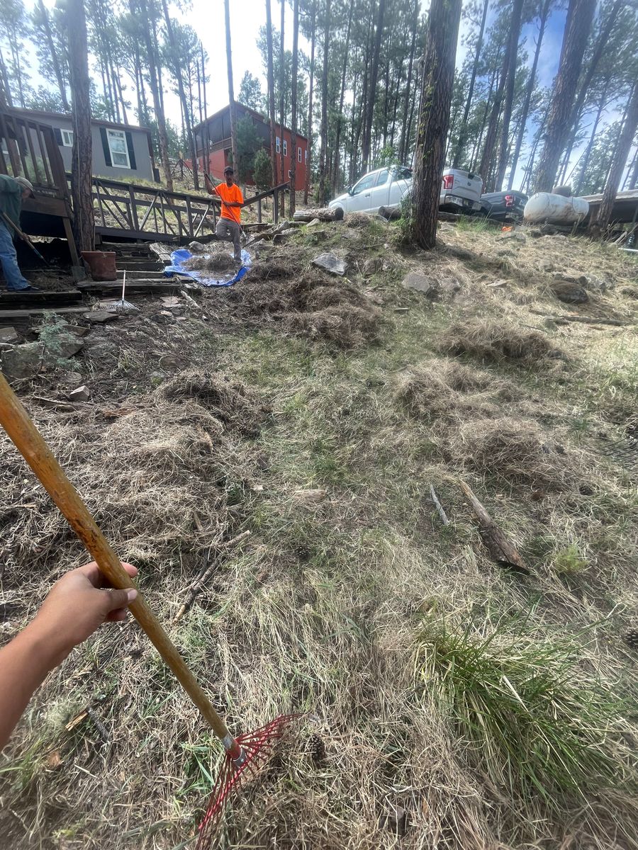 Mowing for G&B Yard Service in Ruidoso Downs, NM