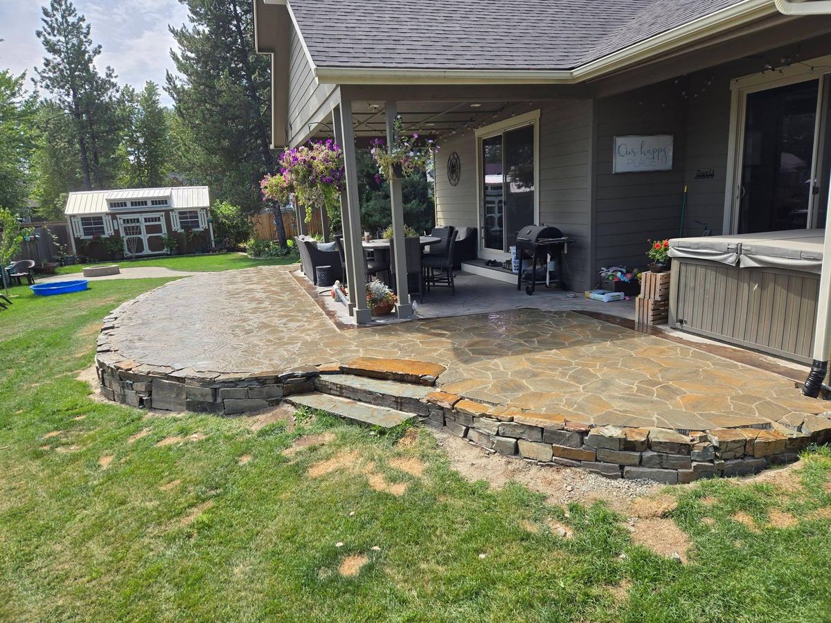 Retaining Wall for Idahome Hardscapes in Coeur d'Alene, ID
