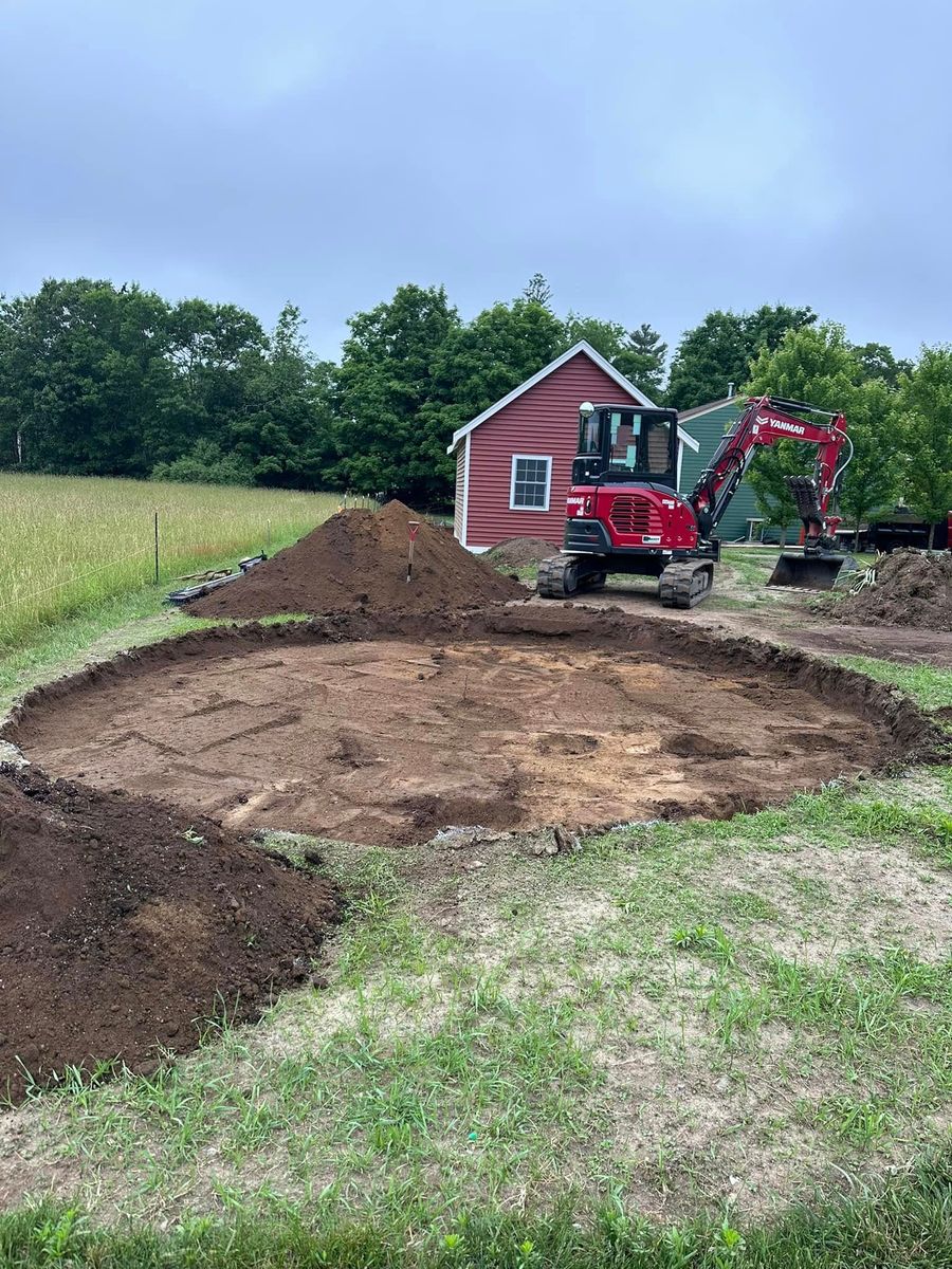 Residential & Commercial Excavation for E. Gordon Construction in Dighton, MA