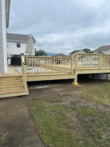 Deck and Patio Installation for Wood Home Creations in Carbondale, PA