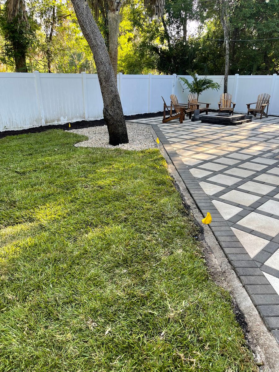 Hardscape Installation for Oceanfront Landscape in St. Petersburg, FL