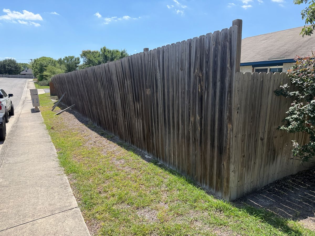 Fence Installation for HDR Construction in New Braunfels, TX