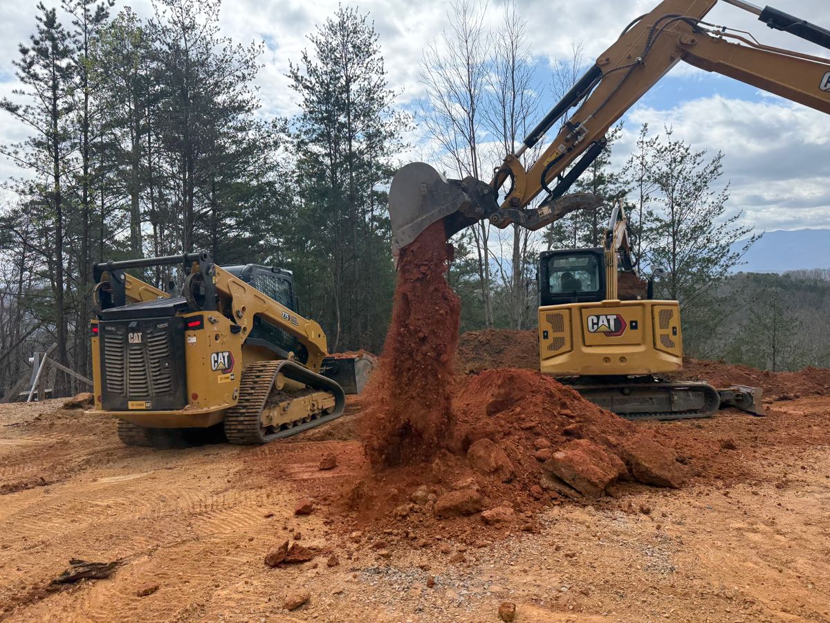 Site Preparation for Grayson Groundworks in Sevierville, TN