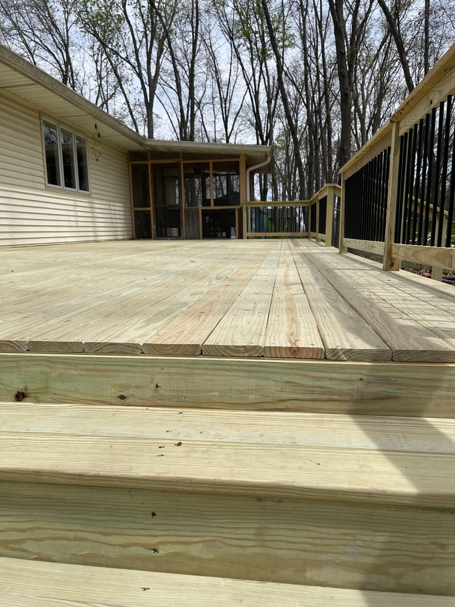 Decks and Patios for Risner Construction in De Motte, IN