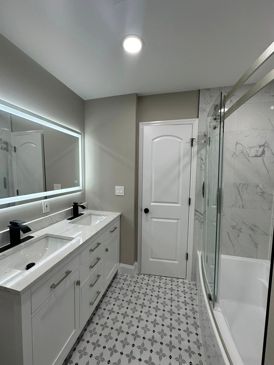 Bathroom Renovation for Ramos Pro Painting & Construction in East Rockaway, 	New York