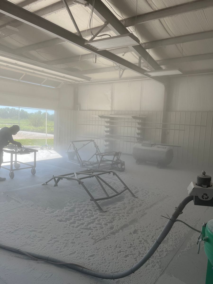 Dry Sandblasting for TQR Powder Coating in Neosho, MO