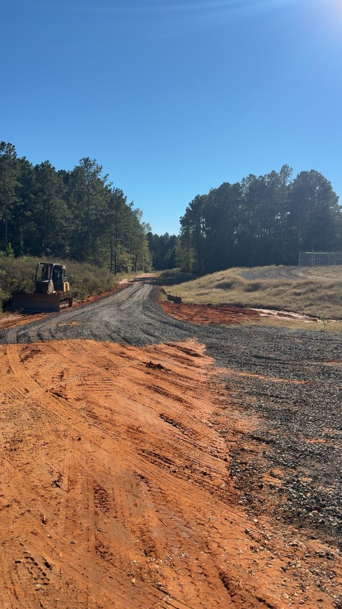 Site Preparation for Double J Excavation in Nashville, AR