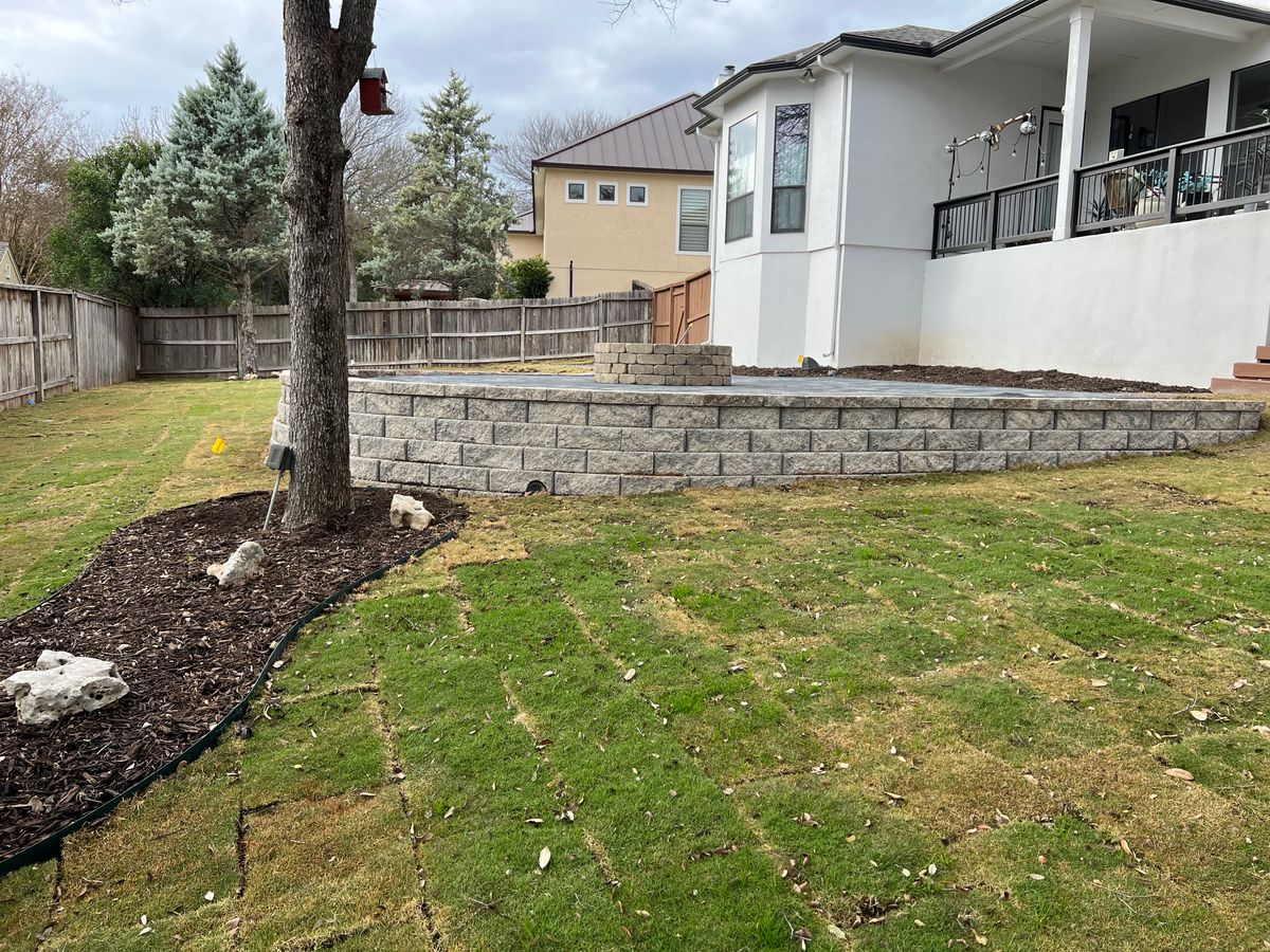 Mulch Installation for DR Landscape in San Antonio, TX