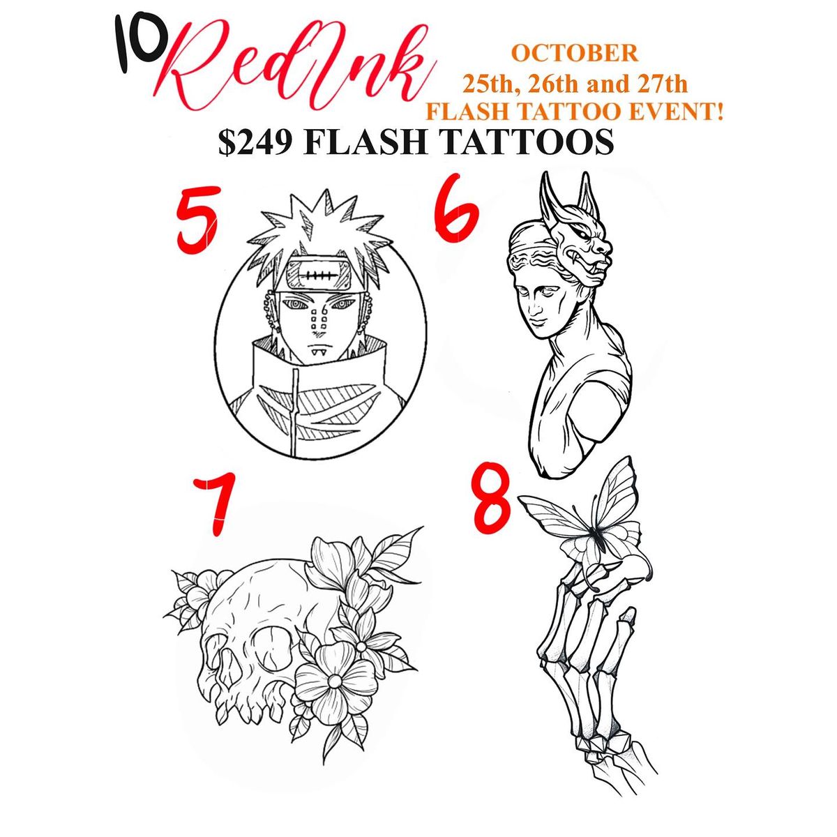Flash $20+ Tattoos and Piercings for RedInk Tattoo Studio in Manhattan,  NY
