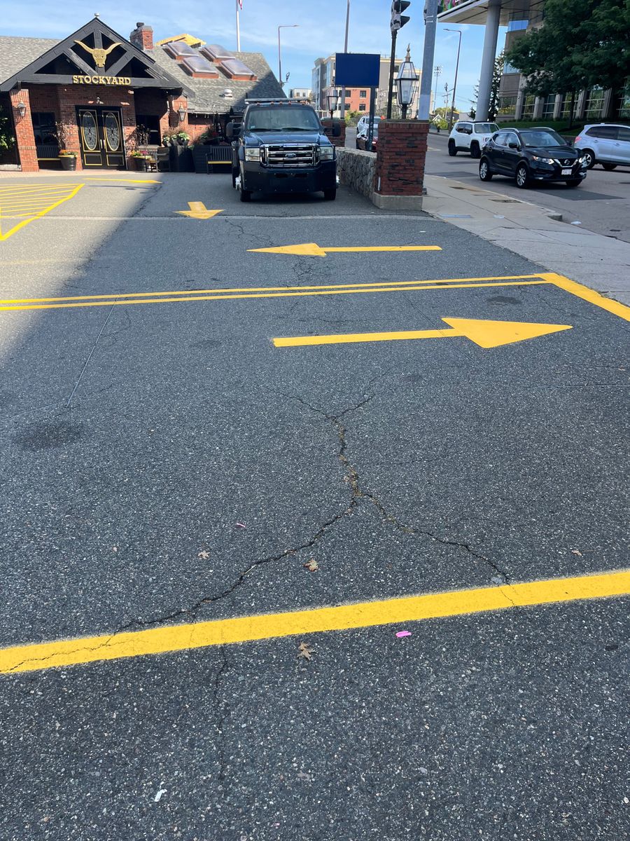 Striping for Cates Sealcoating and Striping in Charlton, MA