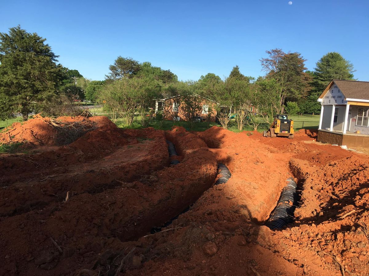 Septic Tank Installation for Williams Excavating in Statesville, NC