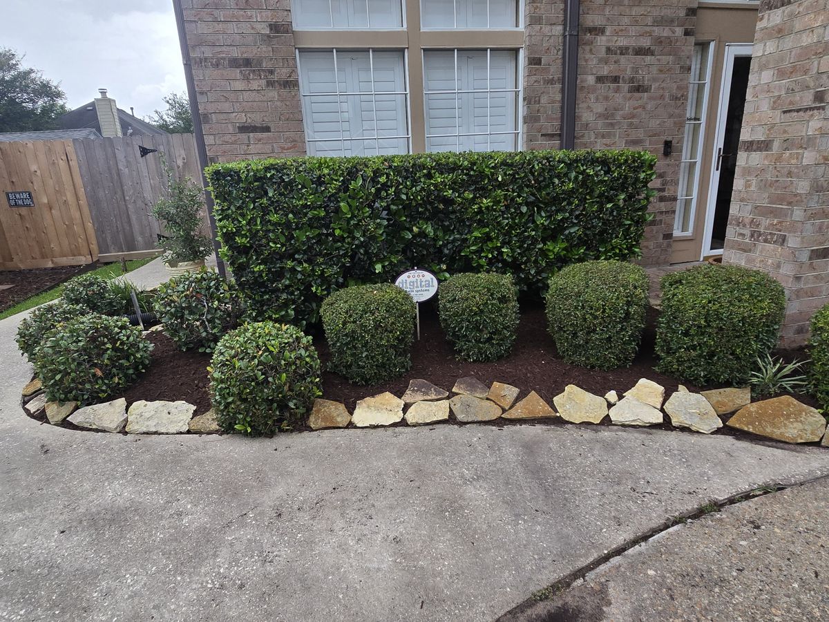 Flowerbeds for Bonita Bay Lawn Maintenance LLC in La Porte, TX