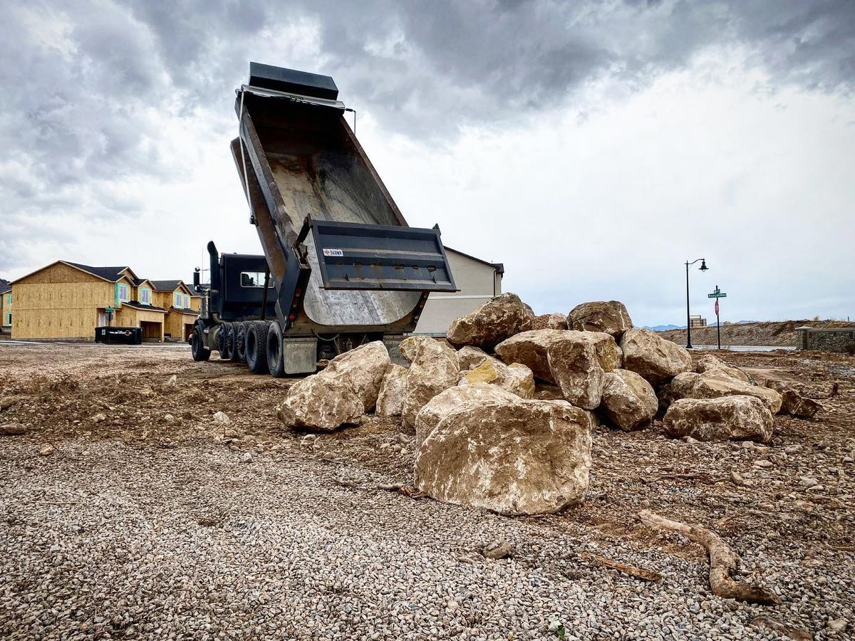 Site Preparation for Premier Rockwall & Excavating in Utah County, UT