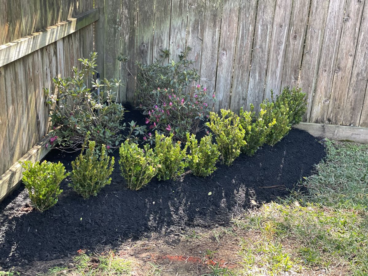 Landscape Installation for Atlas Land Design in Creekside Park, TX