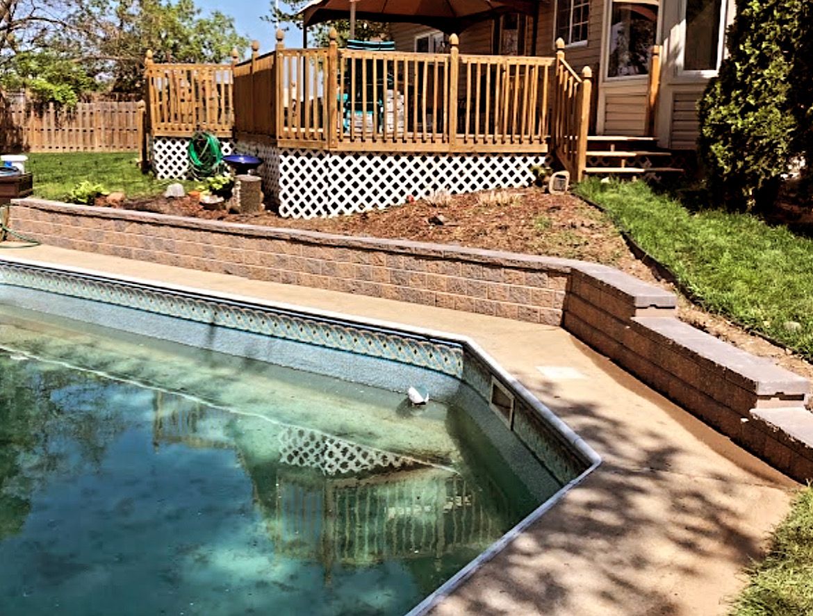 Retaining Wall Construction for Alltimate Outdoor Services in Warren, MI