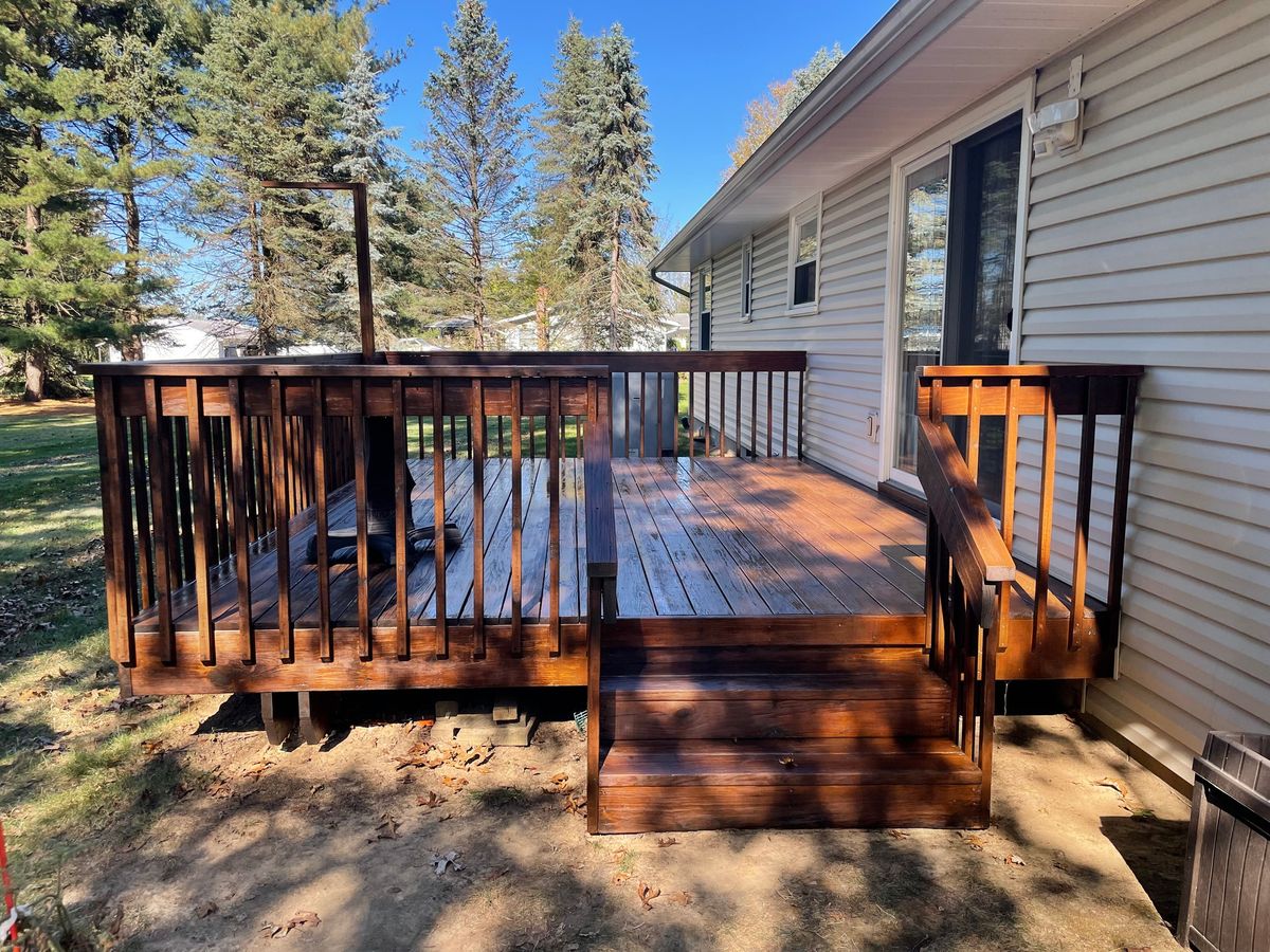 Deck Staining for Spartan Surfaces: Painting & Pressure Washing  in Massillon, OH