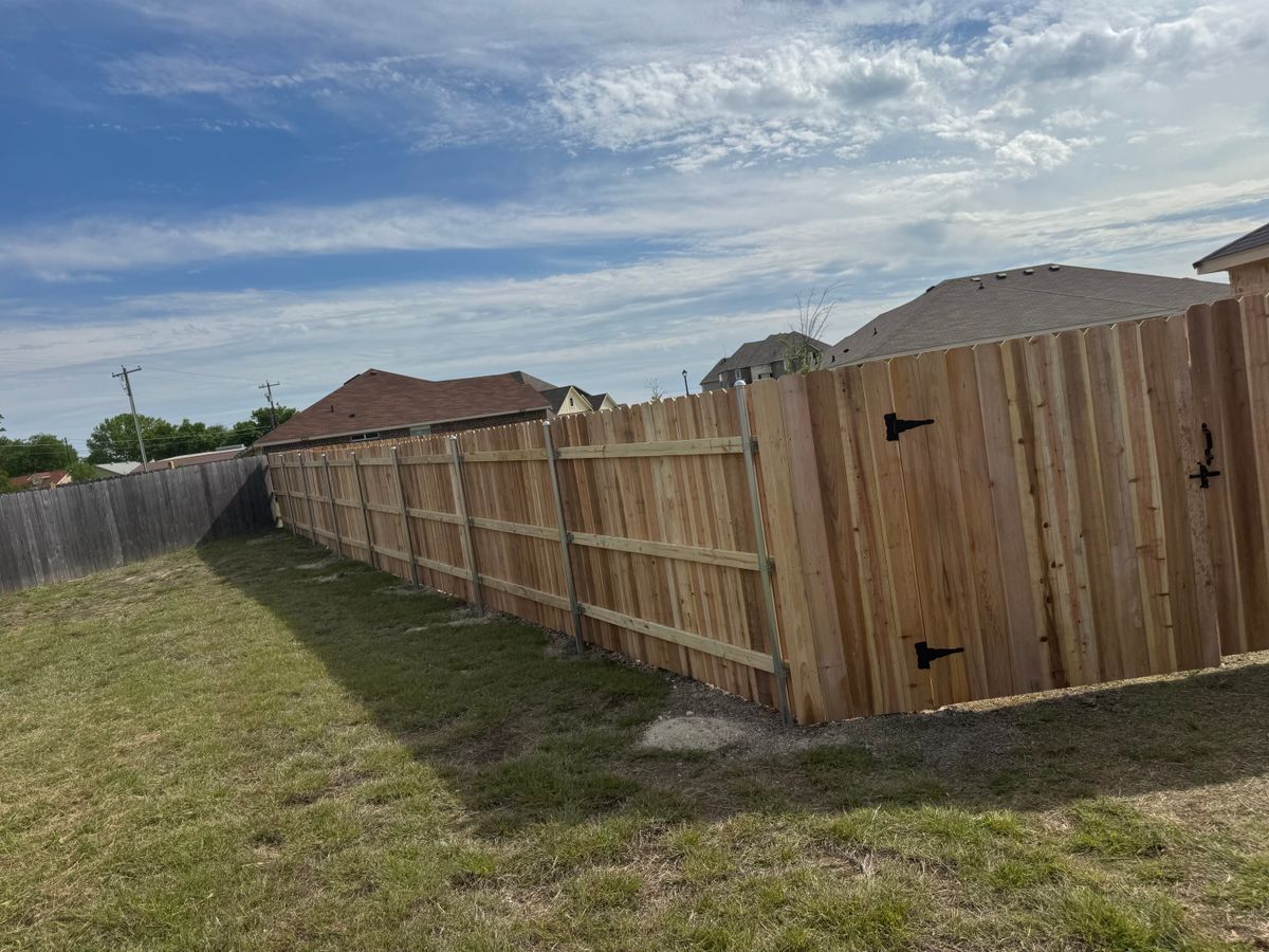 Fence Installation for FBR Welder & Construction in Gatesville, TX