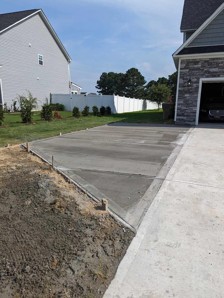 Patio Design & Installation for Burning it Concrete LLC in Raleigh, NC