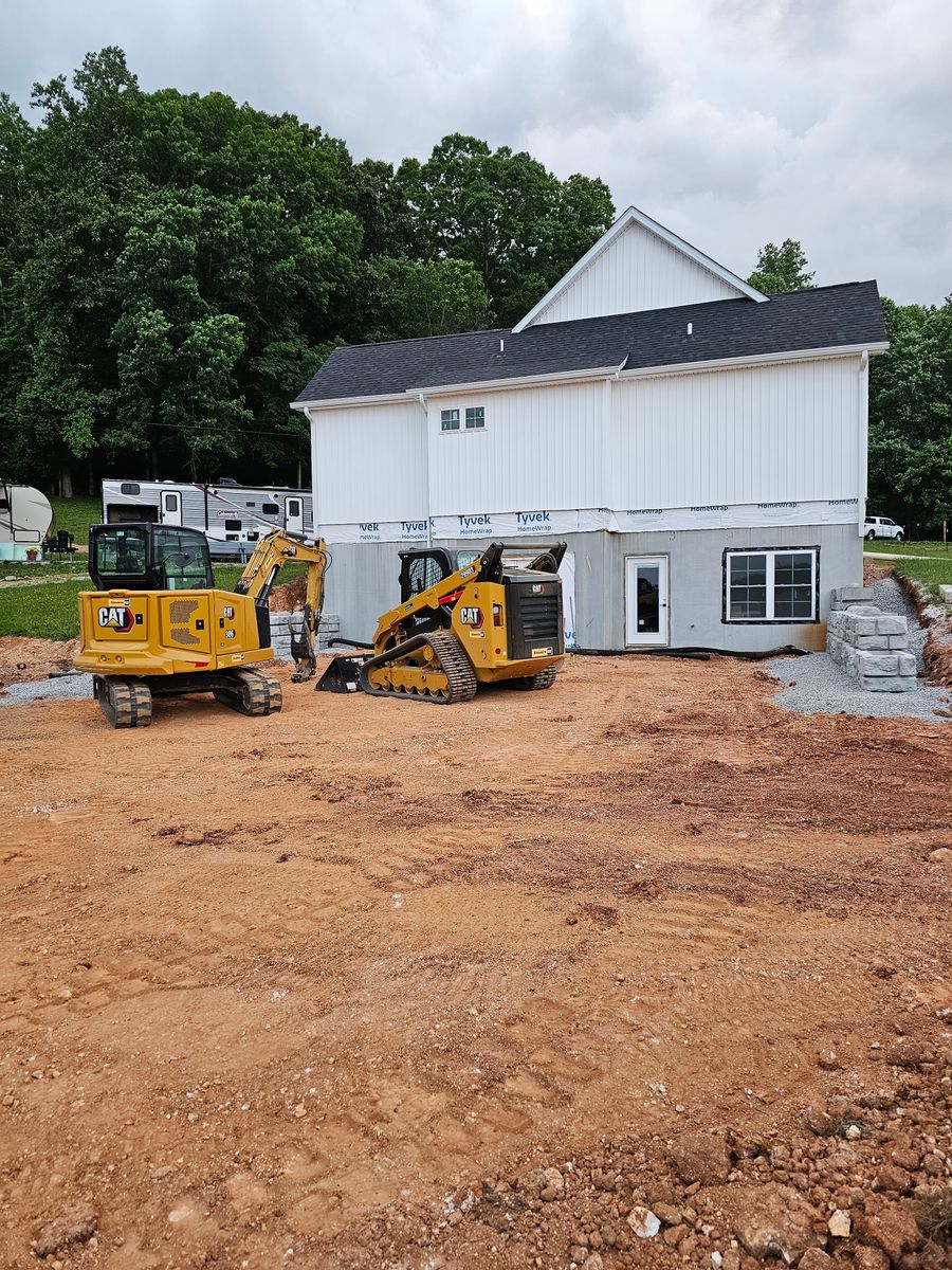 Retaining Walls for Walker Excavation in Tazewell, TN