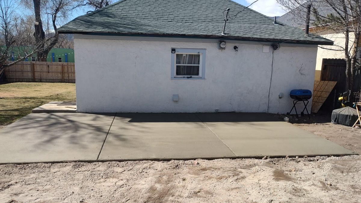 RV Slabs for J and Son Colorado Concrete in Colorado Springs, CO