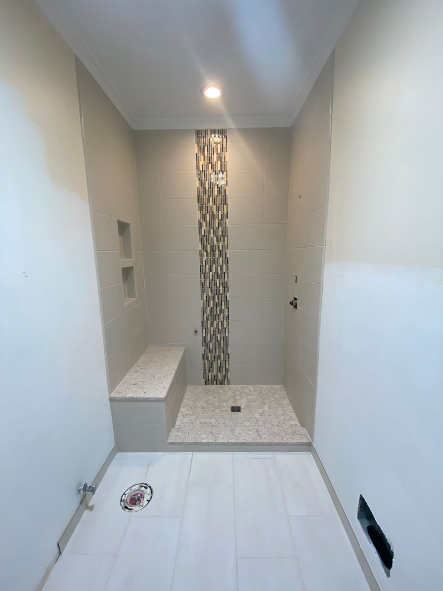 Custom Tile Installation for Northern Tile in Richmond, MI