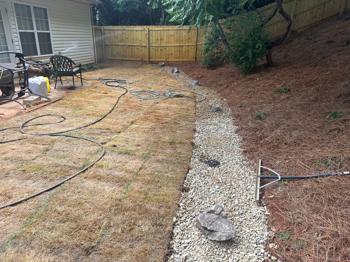 Drainage for Rescue Grading & Landscaping in Marietta, SC