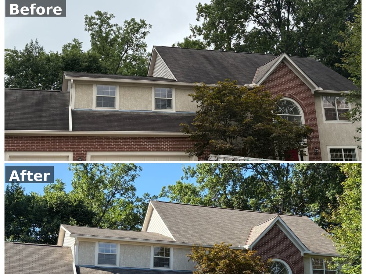 Roof Cleaning for Buckeye Roof Rejuvenate in Columbus, Ohio