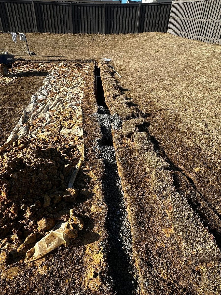 Drainage Systems for V&S Grading in Harlem, GA