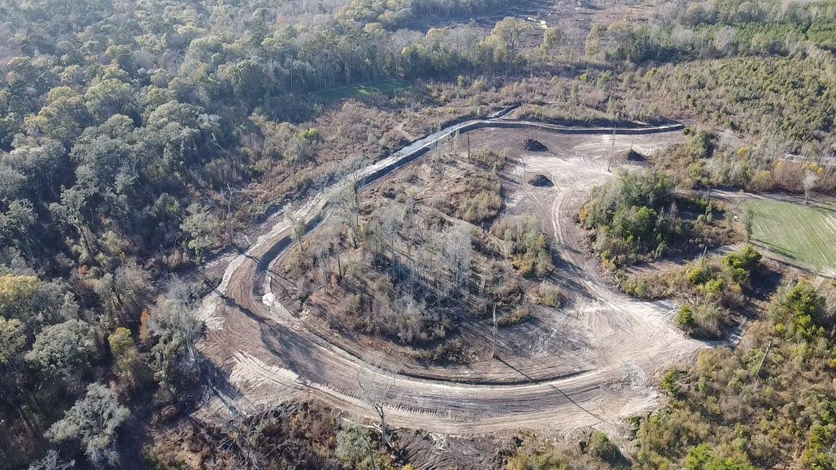 Land Clearing for Earthworks Septic LLC in Albany, Georgia