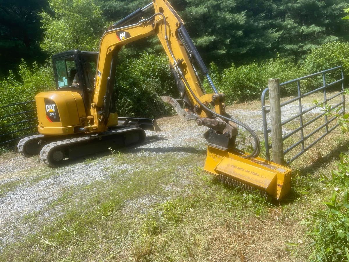 Forestry Mulching for Fav5 Hauling & Grading in Mount Airy, NC