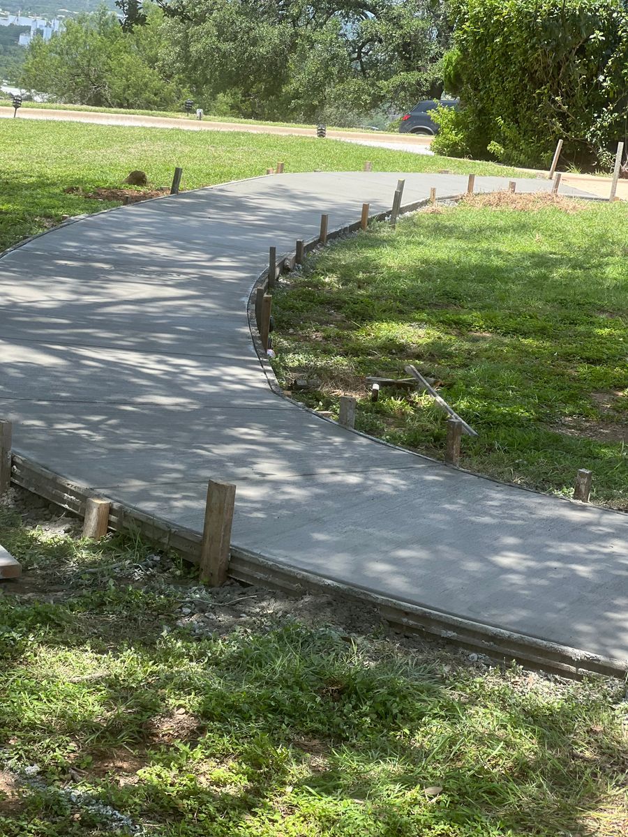 Concrete for Target Concrete and Landscape Solutions in Blanco, TX