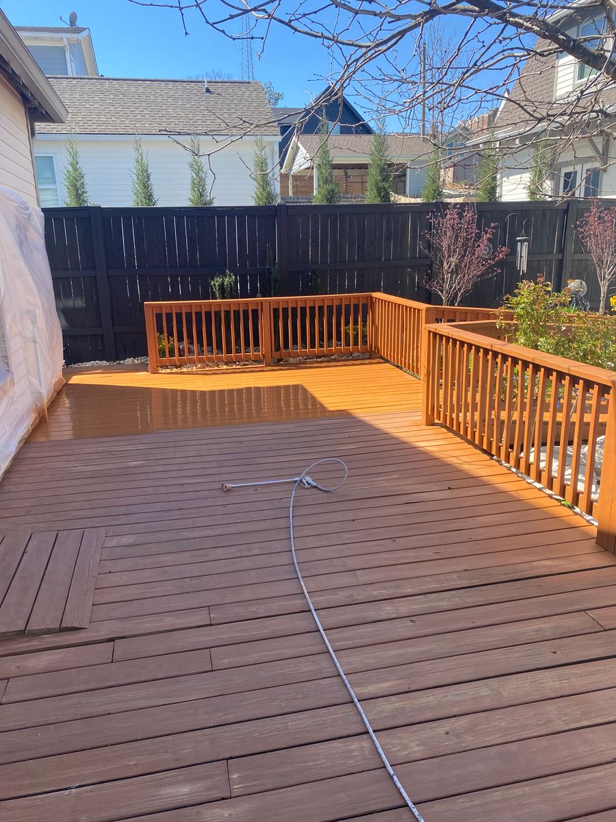Deck and Fence Staining for Pinnacle Exteriors  in Mt. Juliet, TN