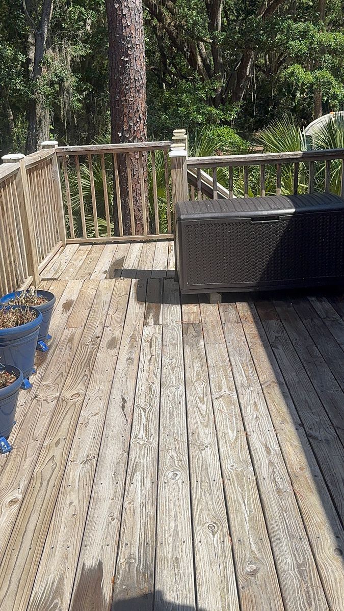 Deck & Patio Cleaning for Patriot Soft Wash LLC in Beaufort, SC