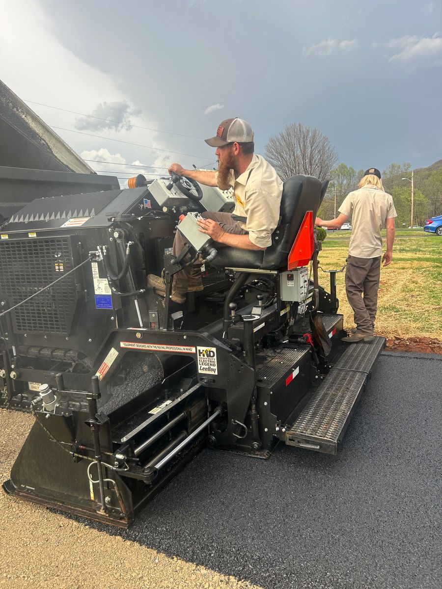 Paving for James R Carter Paving in Roanoke, VA