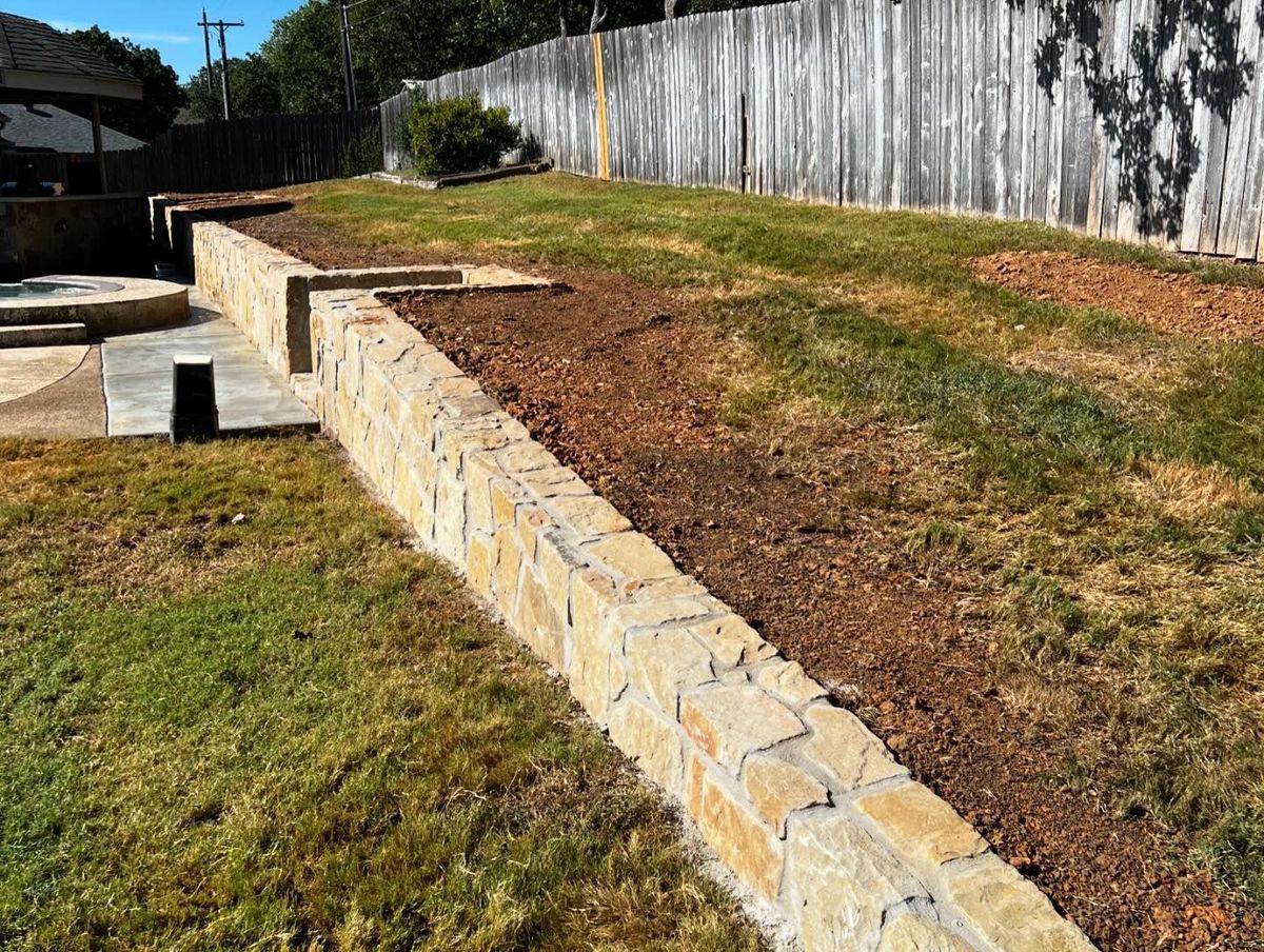 Retaining Walls for BW Concrete Contracting LLC in Fort Worth, TX