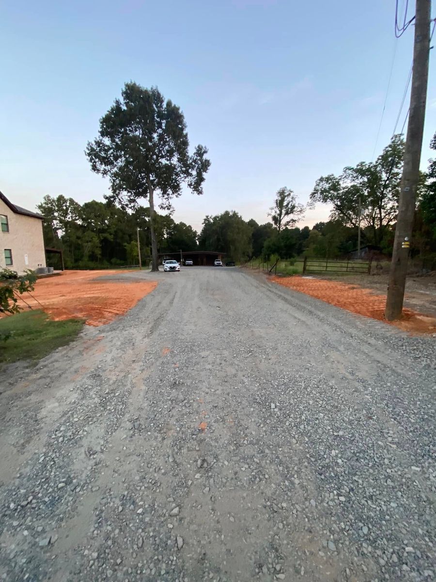 Road Building for Daniel's Dumpsters & Land Improvements in Monroe, LA
