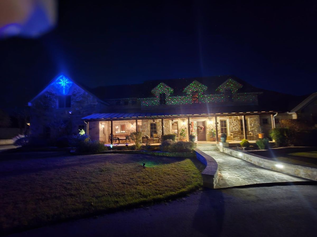 Christmas Light Installation for Xtreme Clean Plus in Fredericksburg, TX