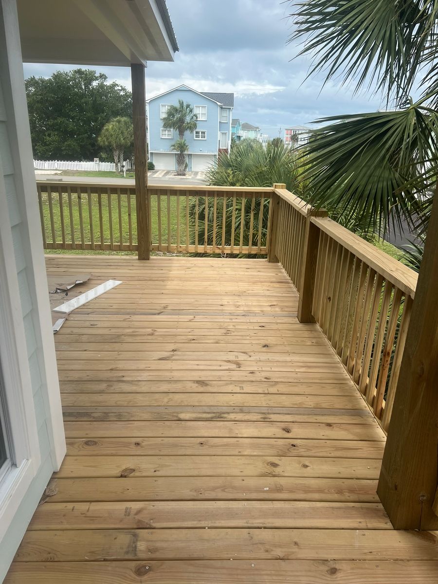 Deck and Patio Construction for MC2 Contracting Solutions in Wilmington, NC