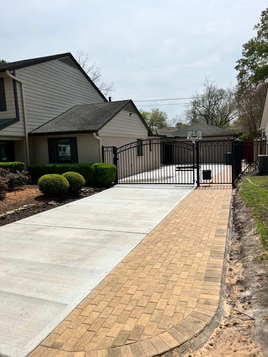 Walkways for BigTex Concrete Construction in Houston, TX