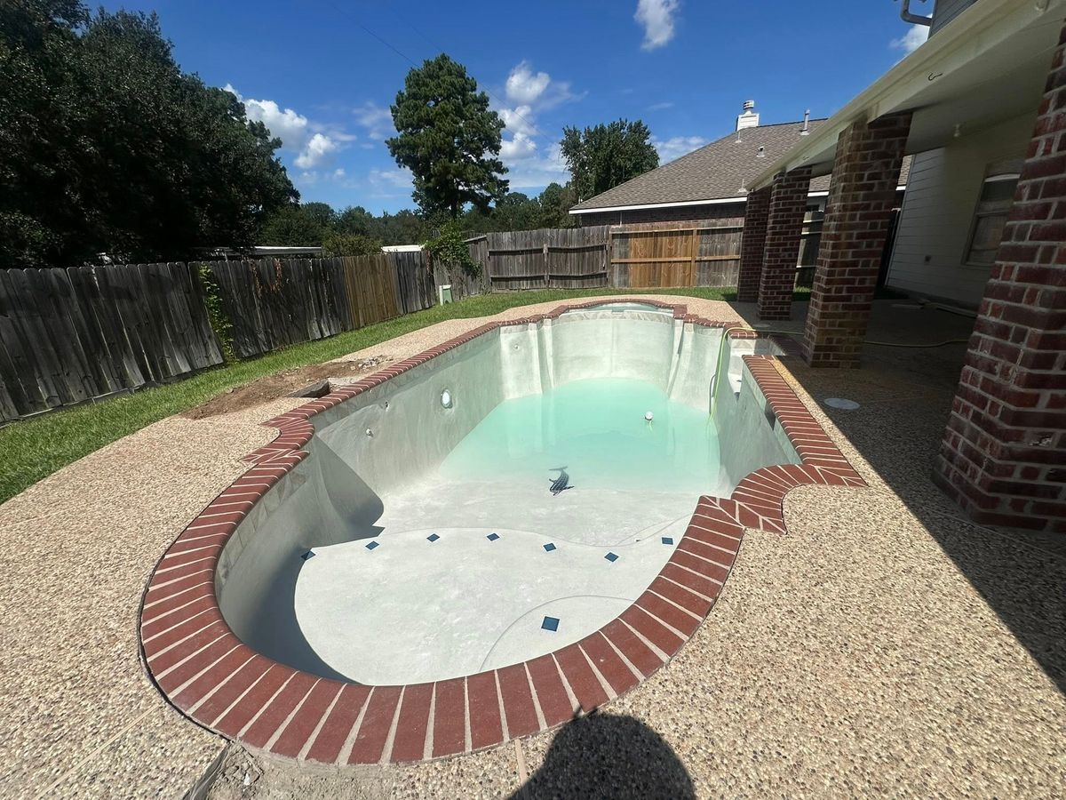 Pool Deck Paving for 123 Pool Renovations in Houston, TX